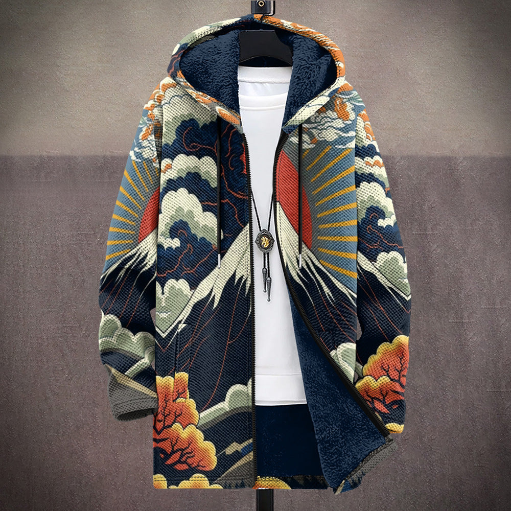 Marea - Art-Inspired Hooded Coat