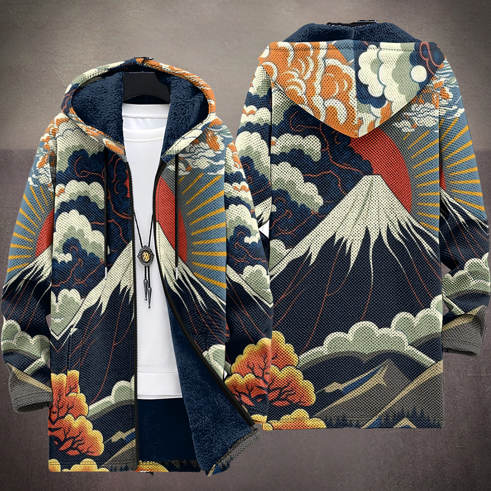 Marea - Art-Inspired Hooded Coat