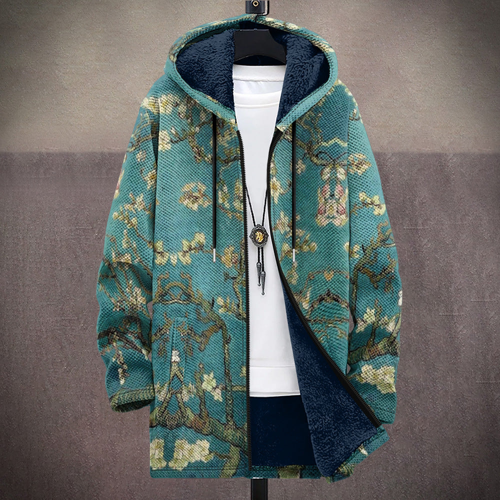 Ocean - Art-Inspired Hooded Coat