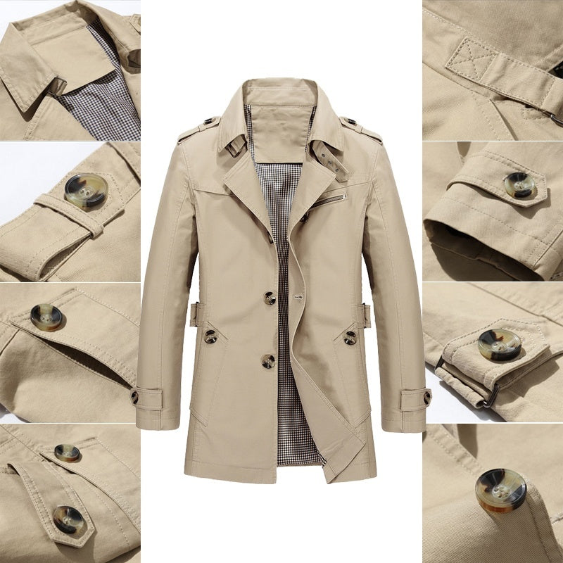 Kellan™ | Elegant Trench Coat