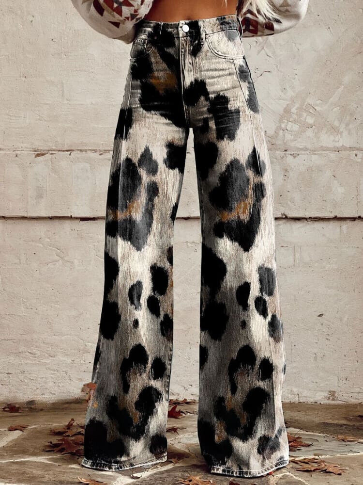 Deppy™ | Leopard Style Baggy Pants