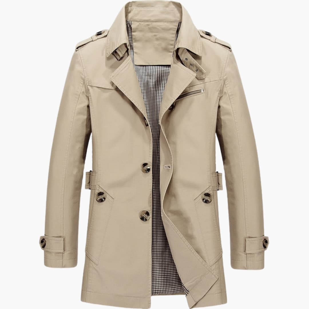 Kellan™ | Elegant Trench Coat