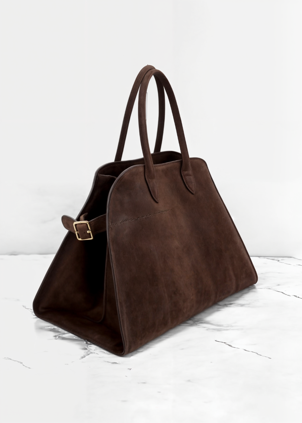 Ember Suede Shoulder Tote