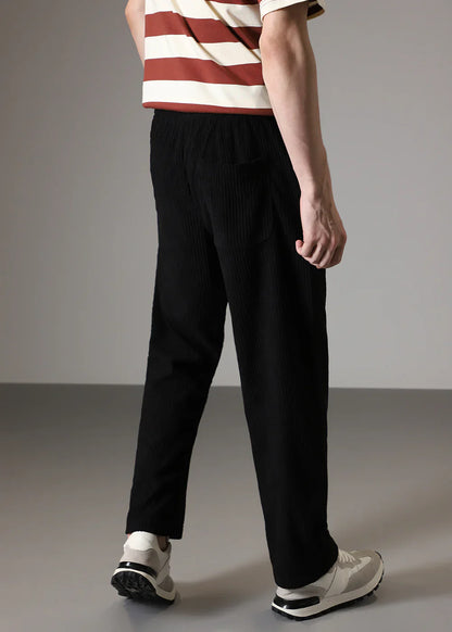 Ribbed Tube Leg Trousers