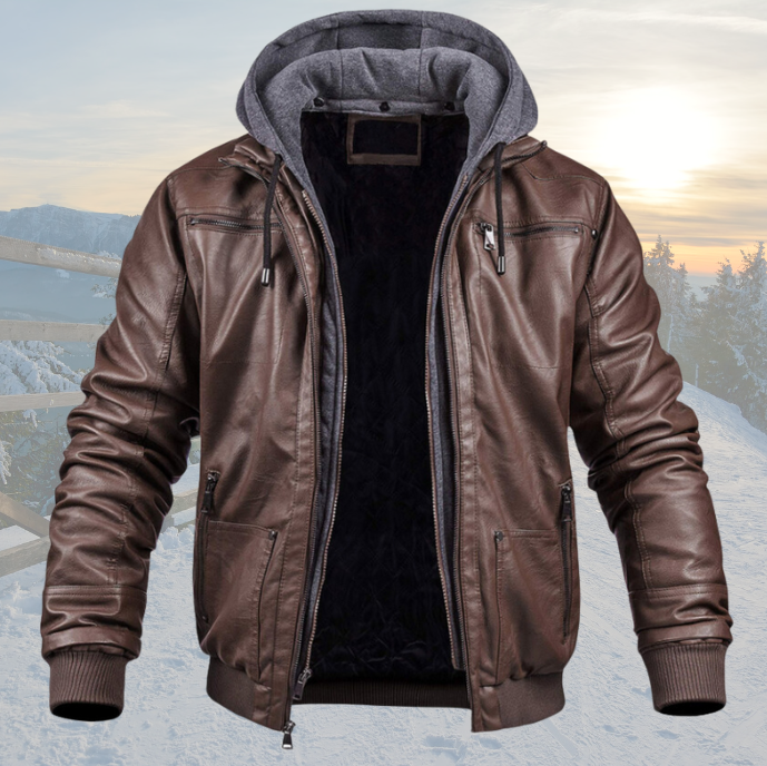 Dave | Winter Leather Jacket