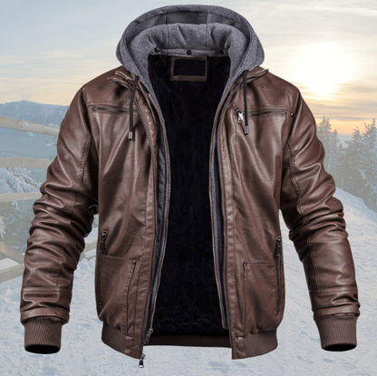 Dave | Winter Leather Jacket