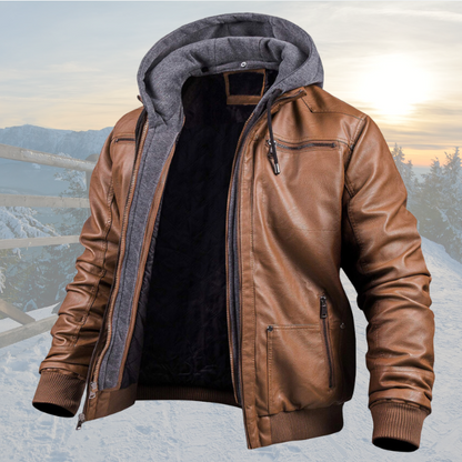 Dave | Winter Leather Jacket