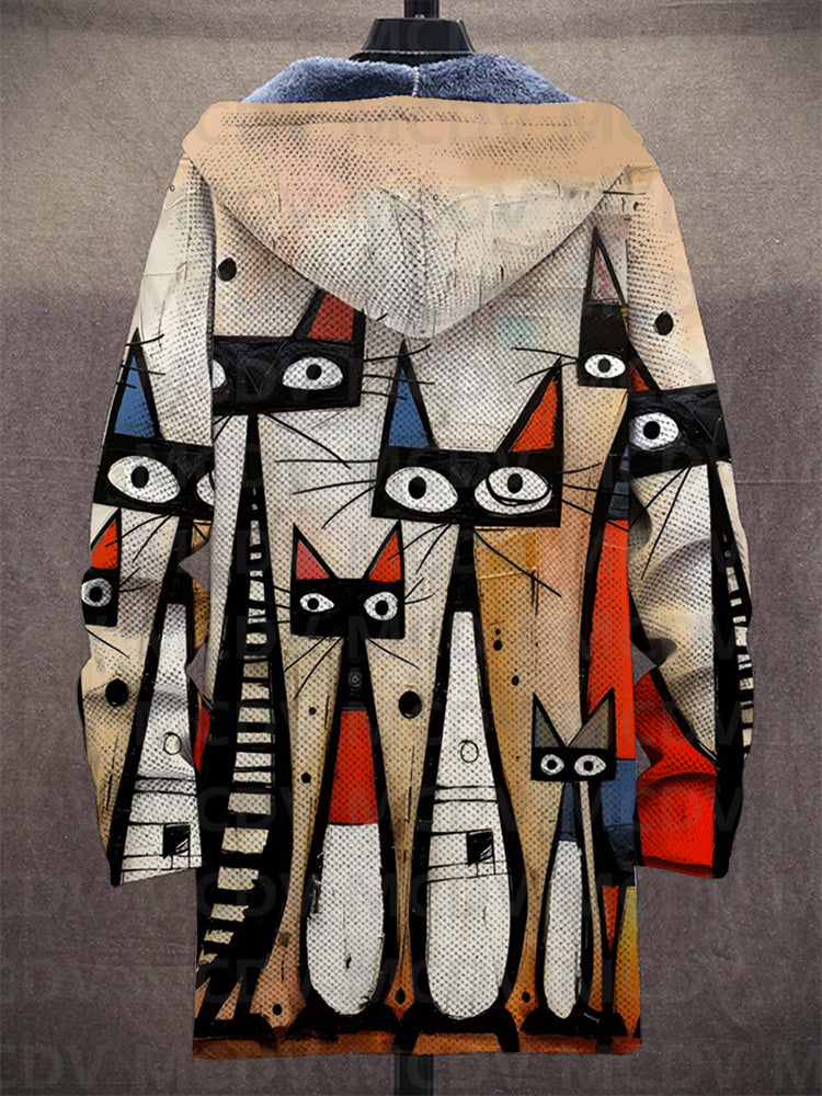 Roca - Art-Inspired Hooded Coat