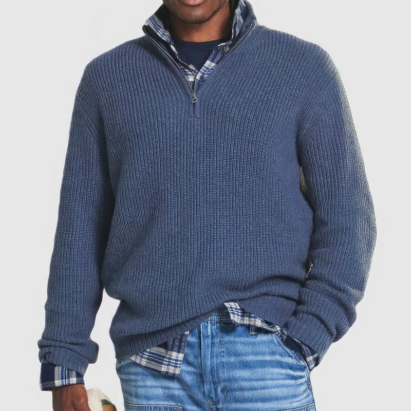 Gavrel™ | Knitted Sweater With Zipper