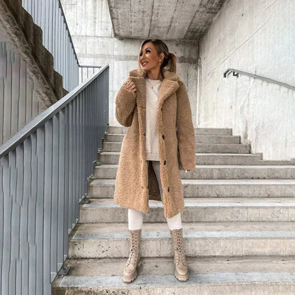 Lena™ | Luxurious long coat with a soft touch